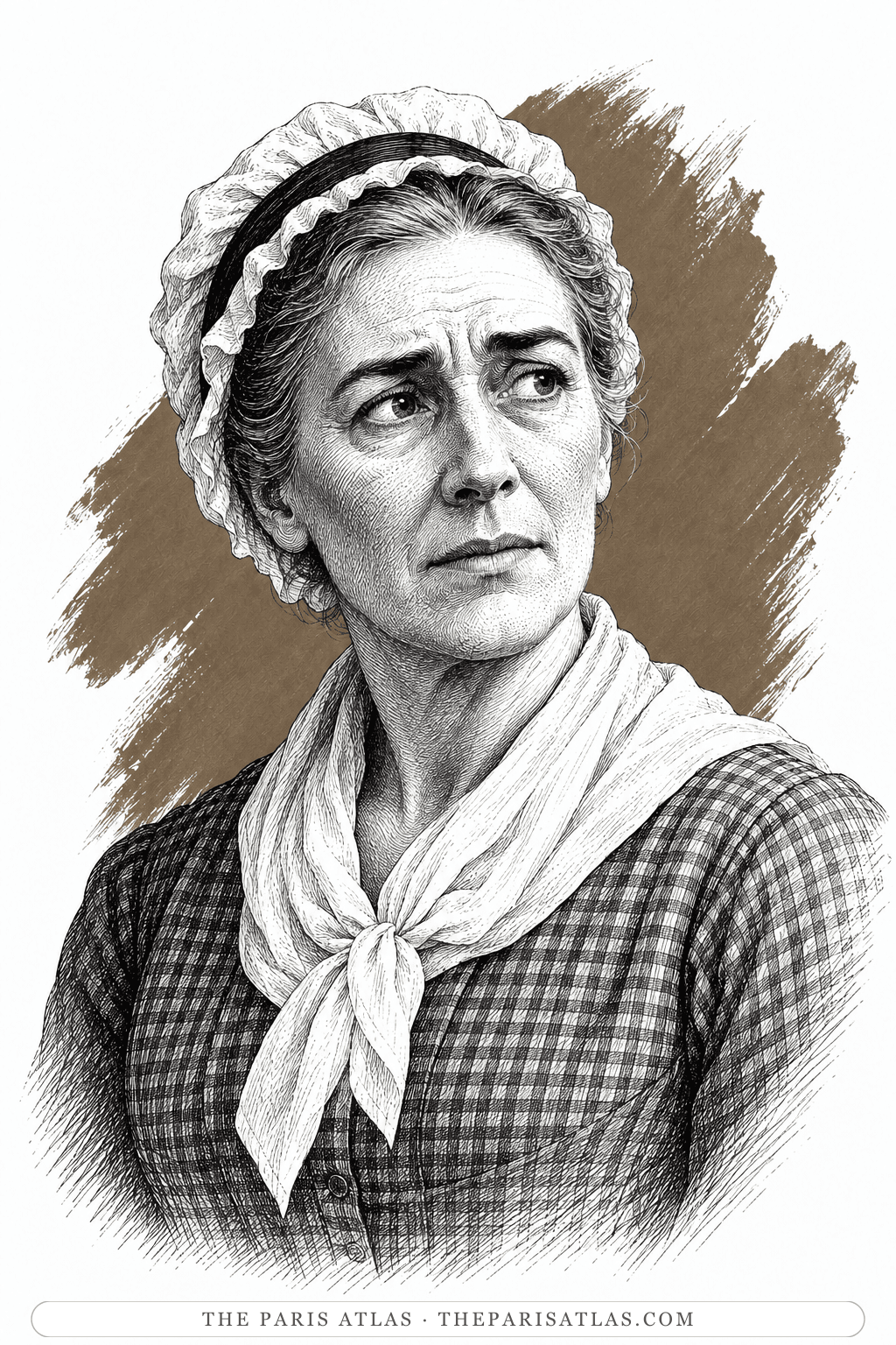 Illustrated portrait of Lisbeth Bede