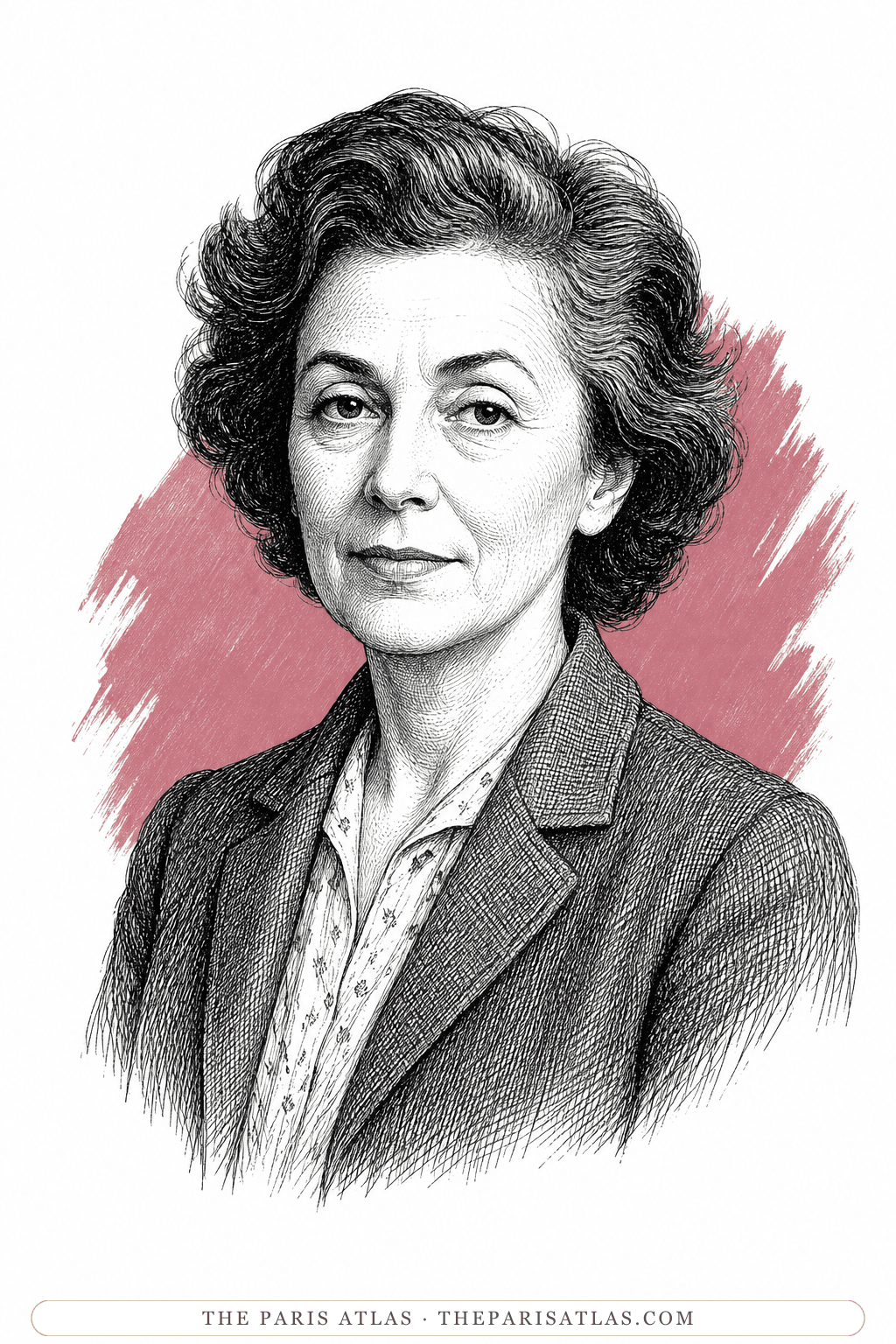 Illustrated portrait of Michelle Vian