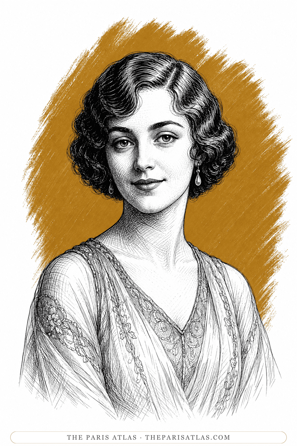 Illustrated portrait of Jonquil Cary