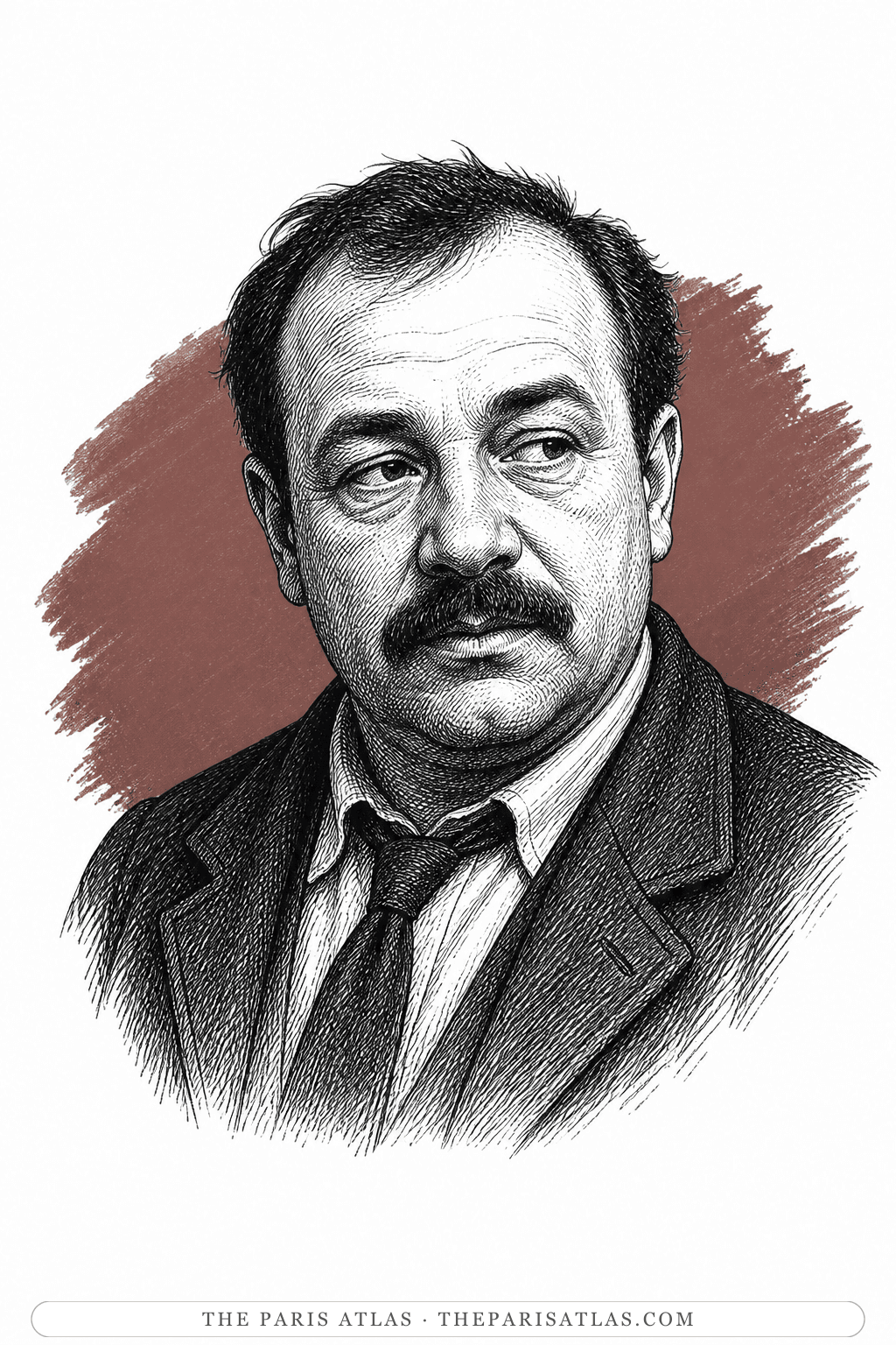 Illustrated portrait of Gustin Sabayot