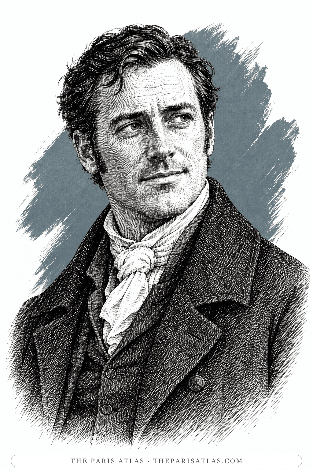 Illustrated portrait of Captain Amasa Delano