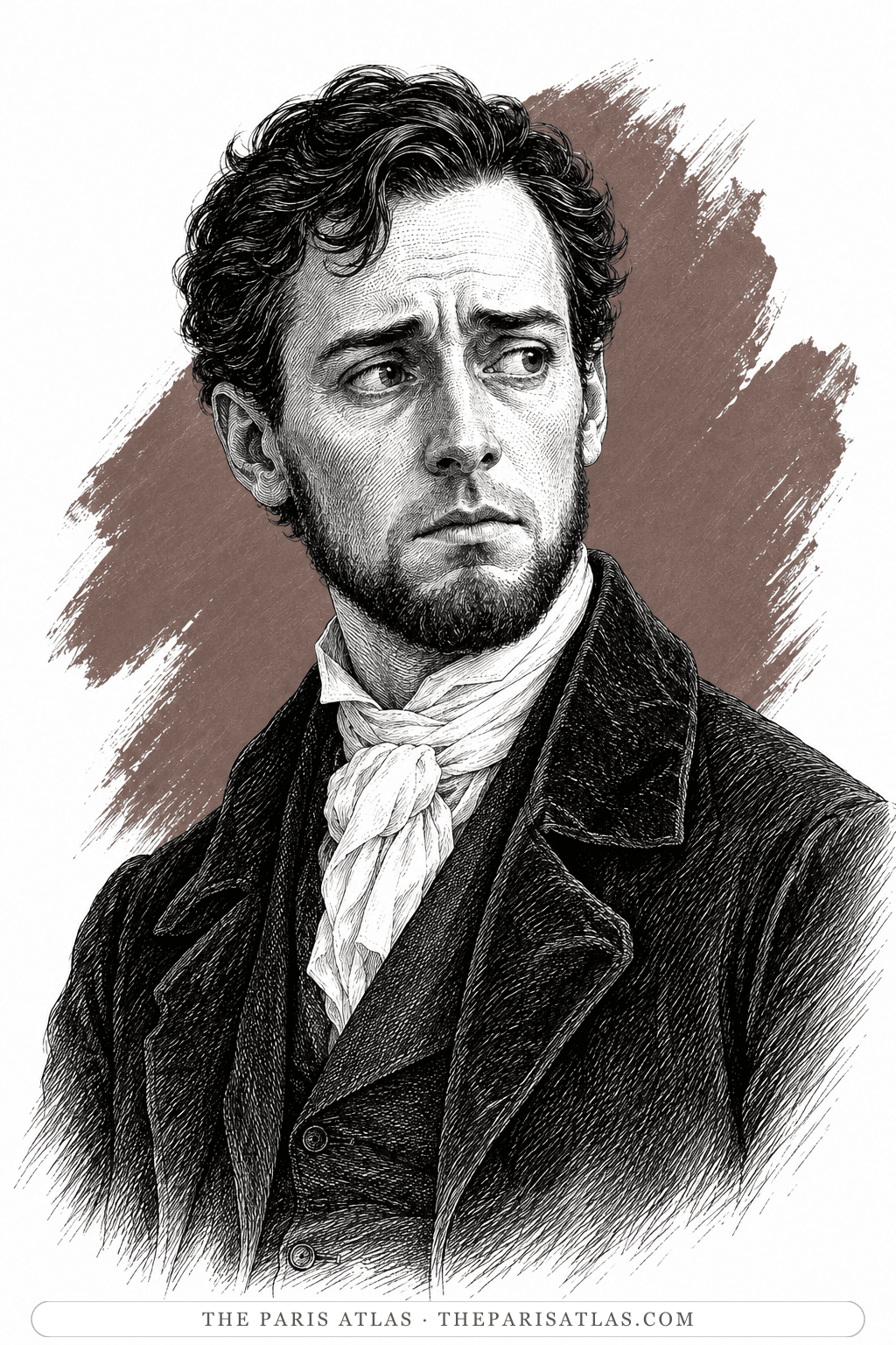 Illustrated portrait of Don Benito Cereno
