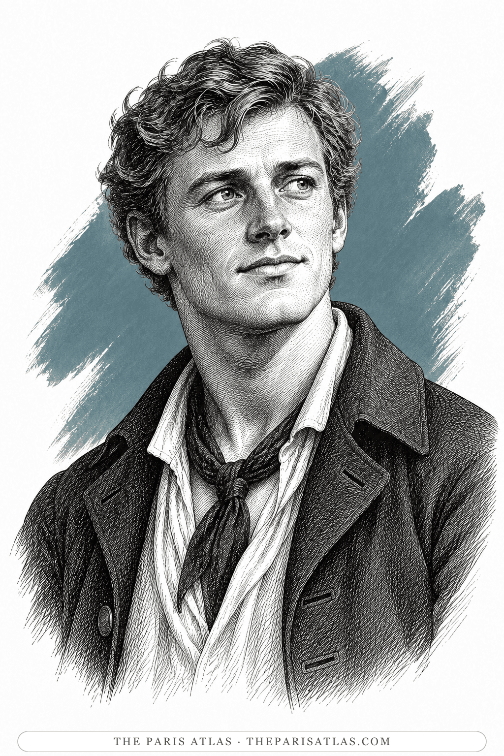 Illustrated portrait of Billy Budd