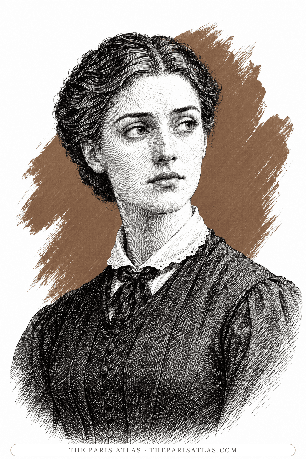 Illustrated portrait of Gwendolen Harleth