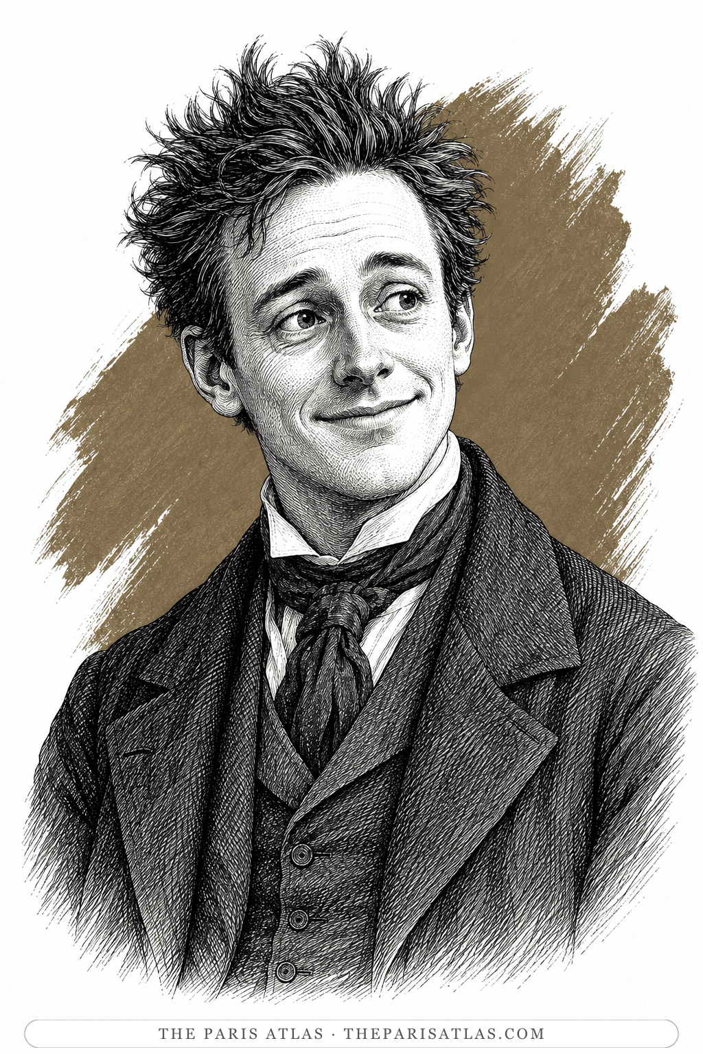 Illustrated portrait of Tommy Traddles