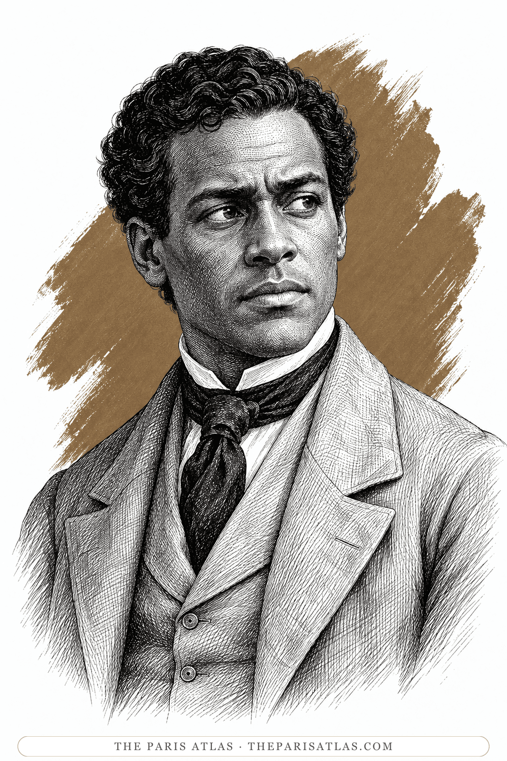 Illustrated portrait of Harry Gordon