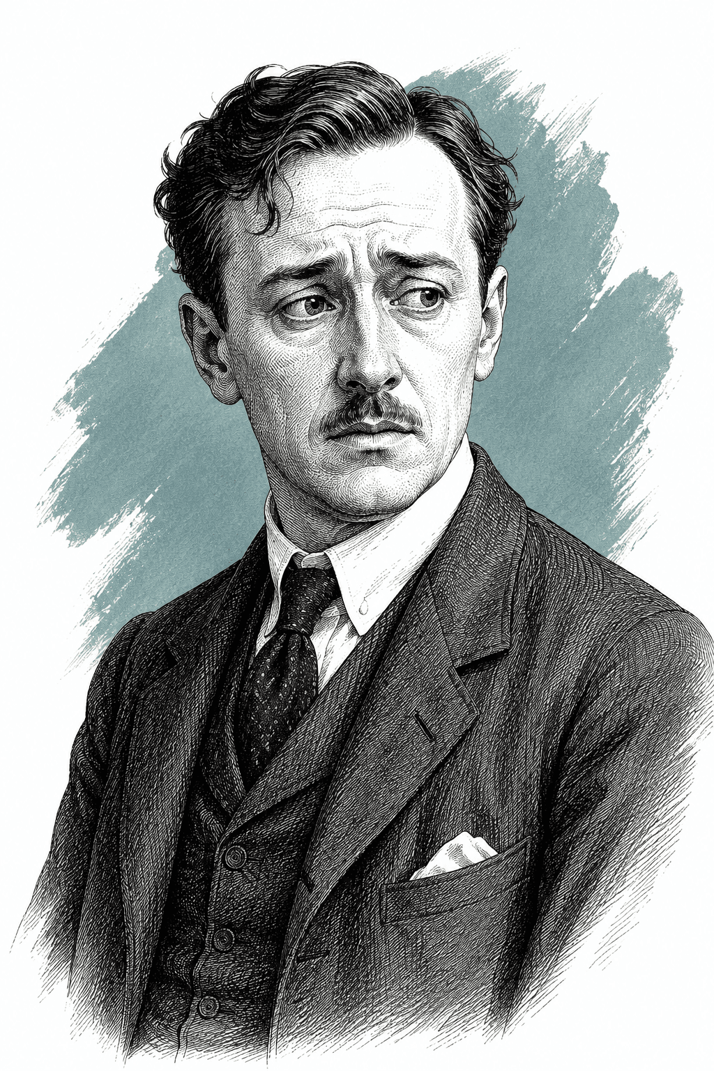 Illustrated portrait of Bob Doran