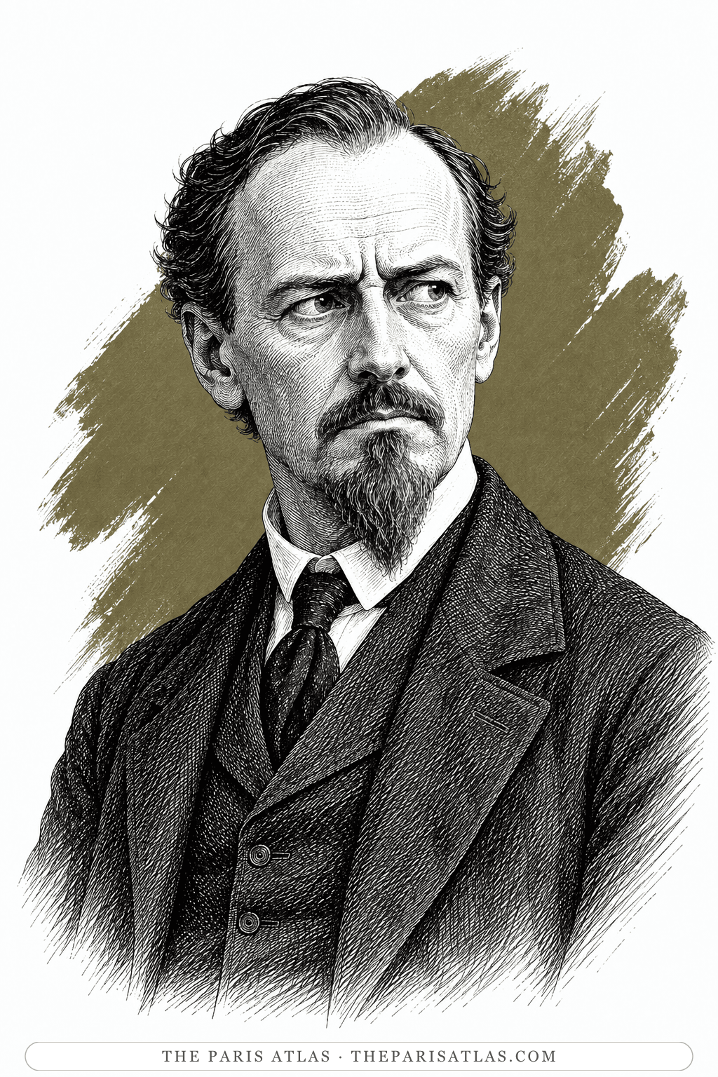 Illustrated portrait of Captain Nicholl