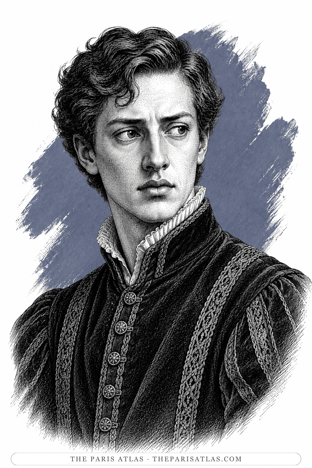 Illustrated portrait of Don Carlos