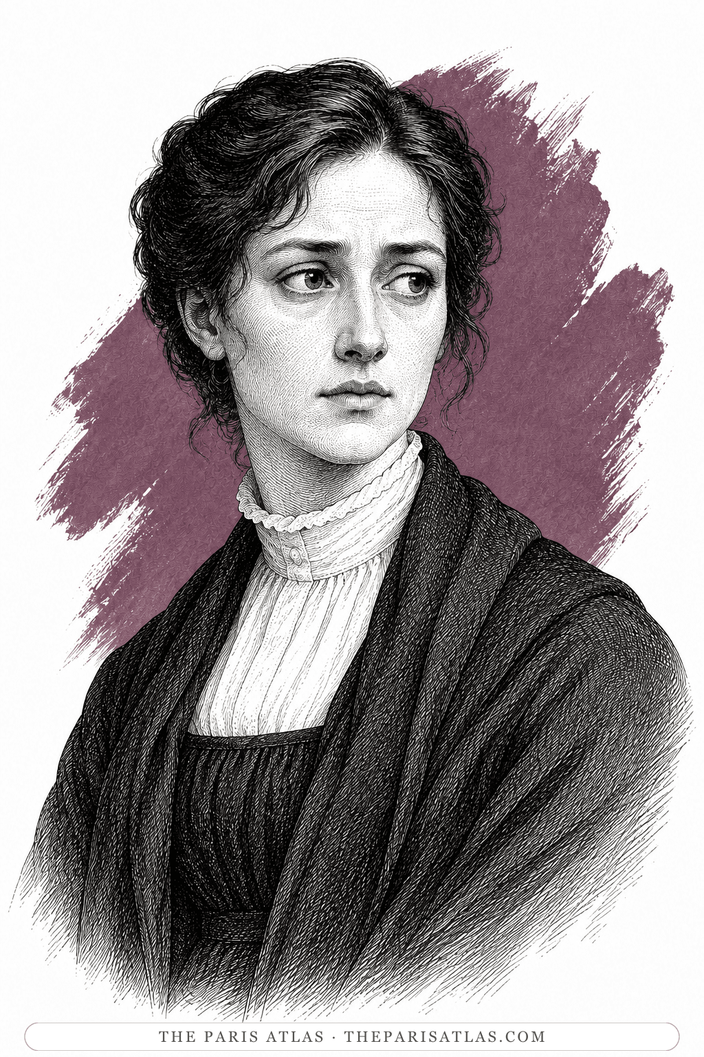 Illustrated portrait of Mathilda