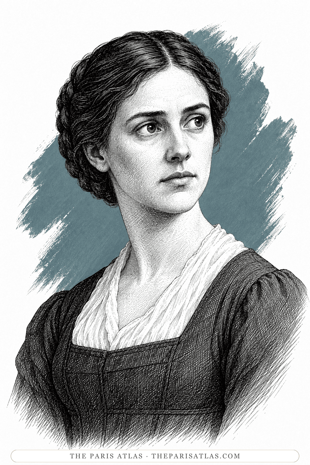 Illustrated portrait of Dorothea Brooke