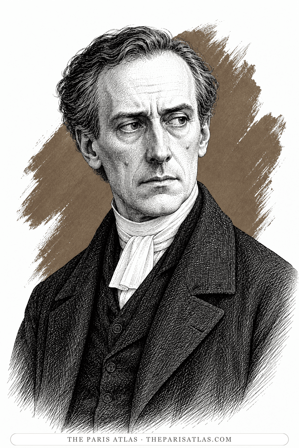Illustrated portrait of Edward Casaubon