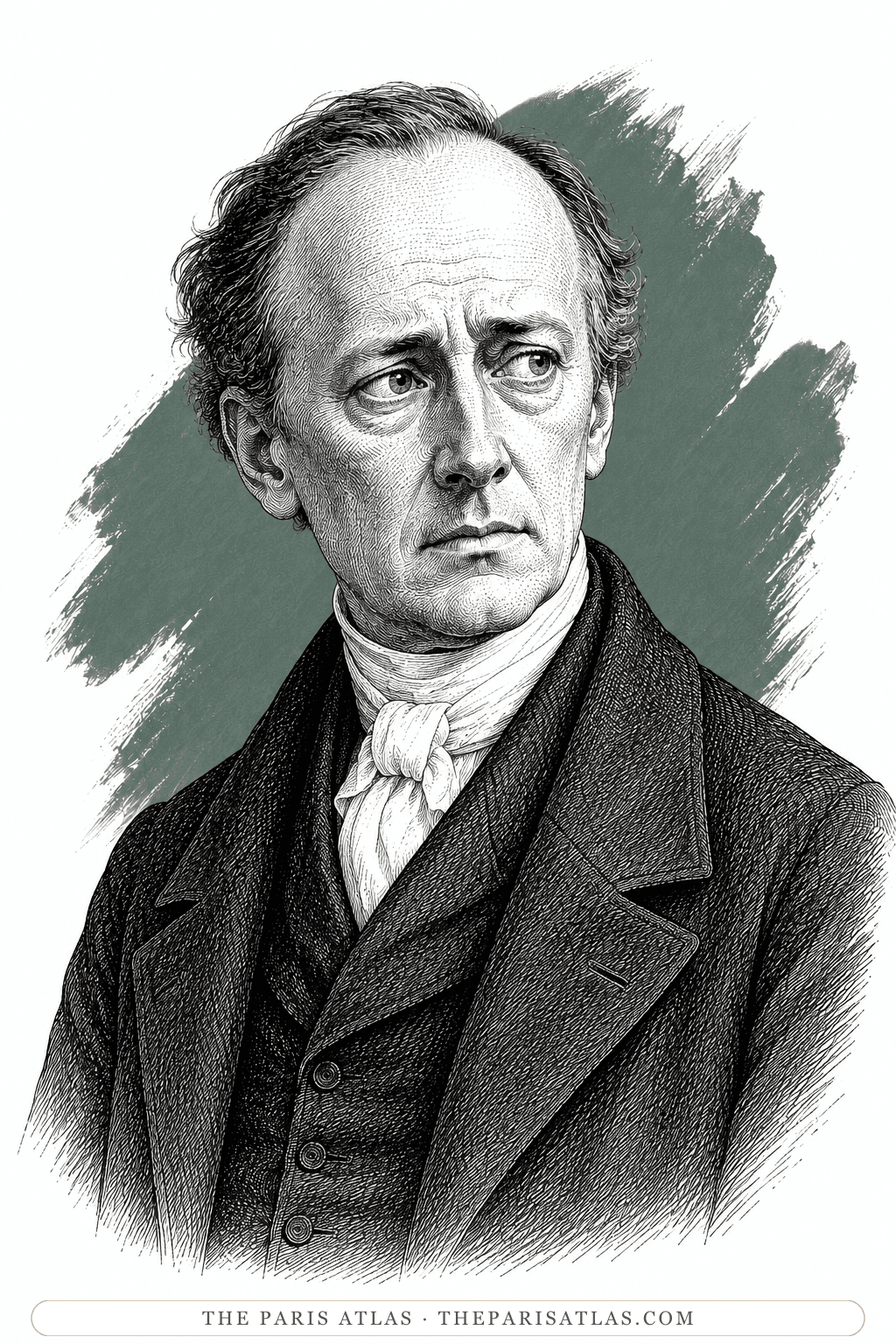 Illustrated portrait of Nicholas Bulstrode