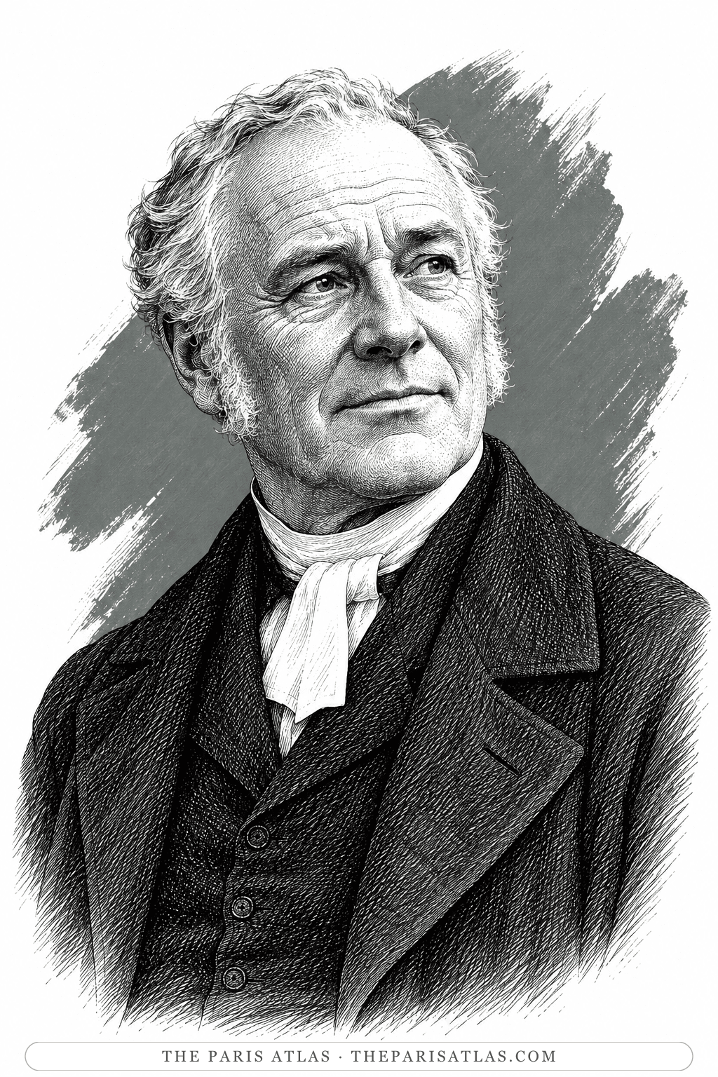Illustrated portrait of Father Mapple