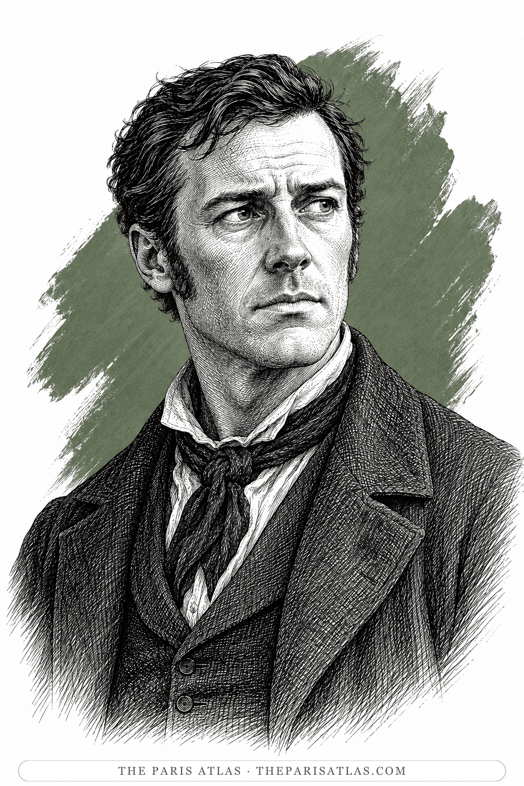 Illustrated portrait of Starbuck