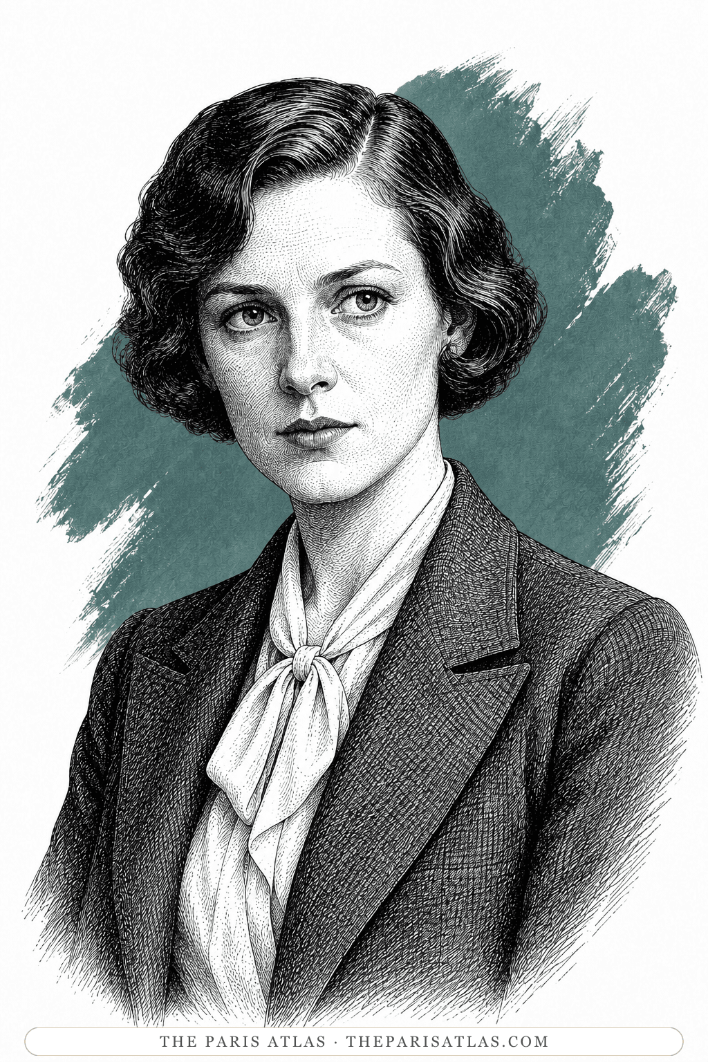 Illustrated portrait of Mary Debenham