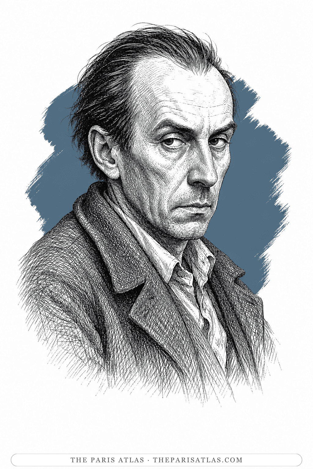 Illustrated portrait of Ferdinand