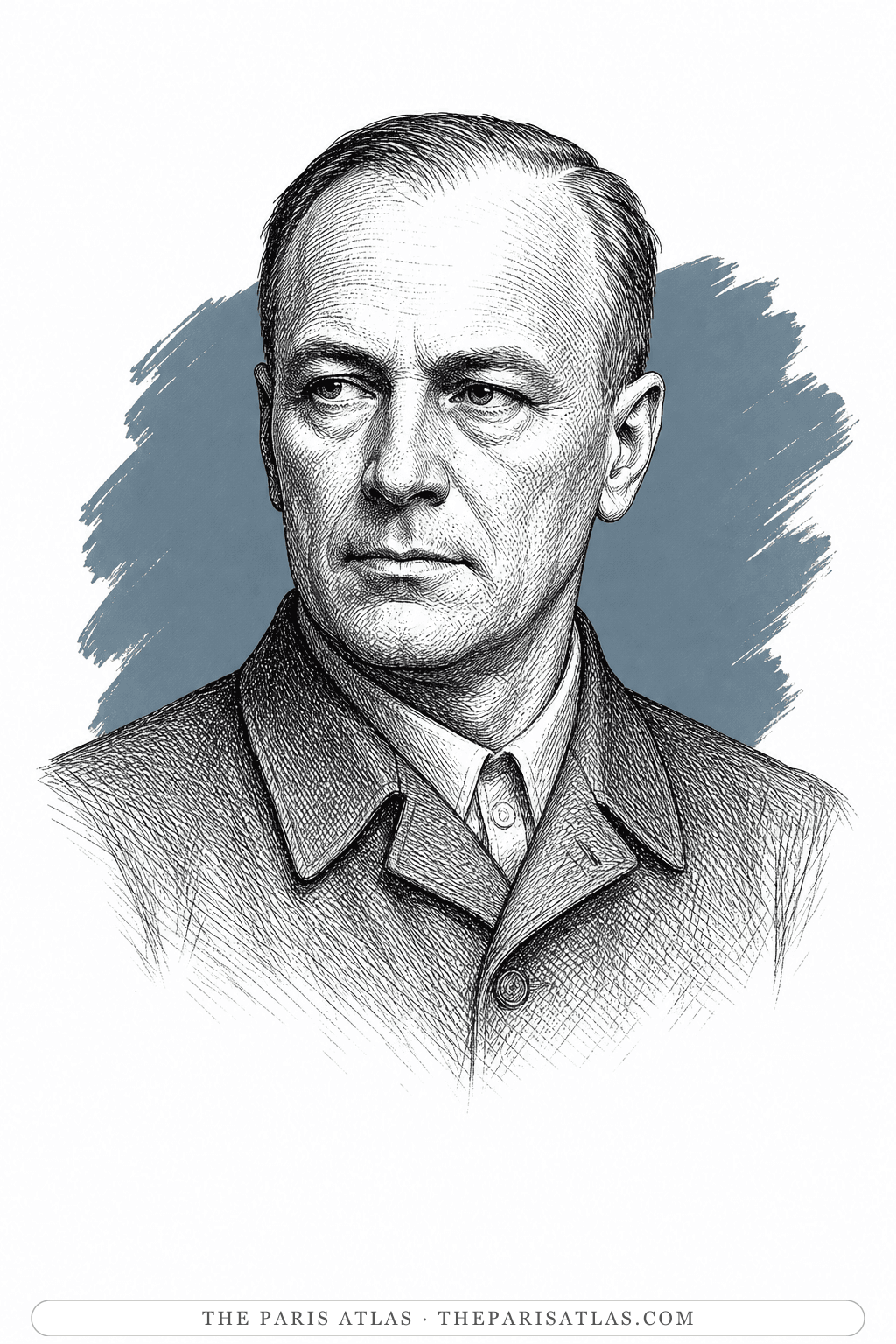 Illustrated portrait of Harras