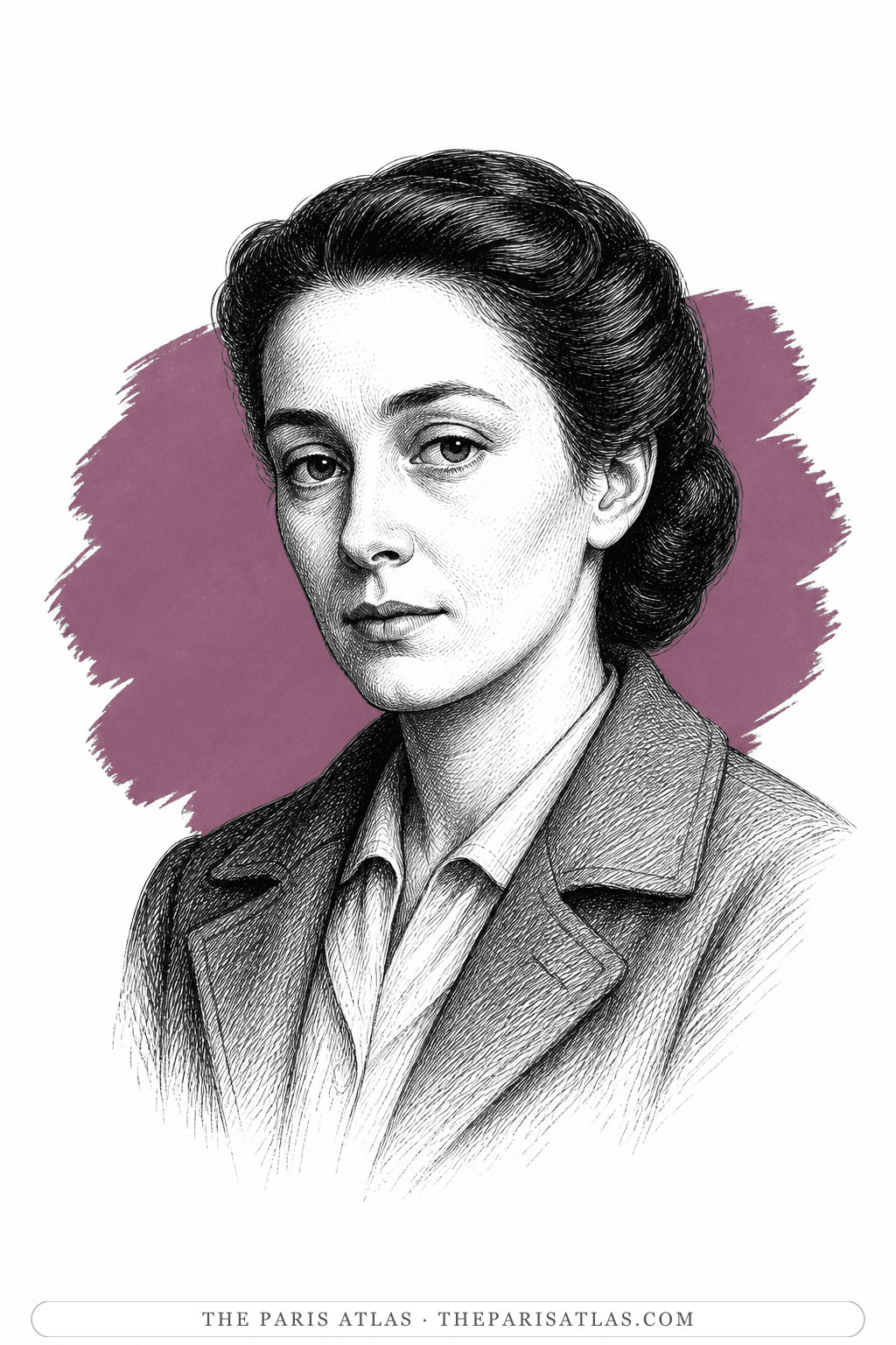 Illustrated portrait of Lili