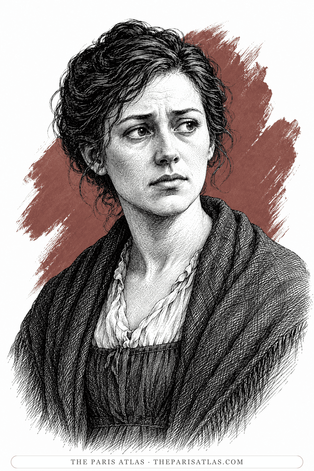 Illustrated portrait of Nancy