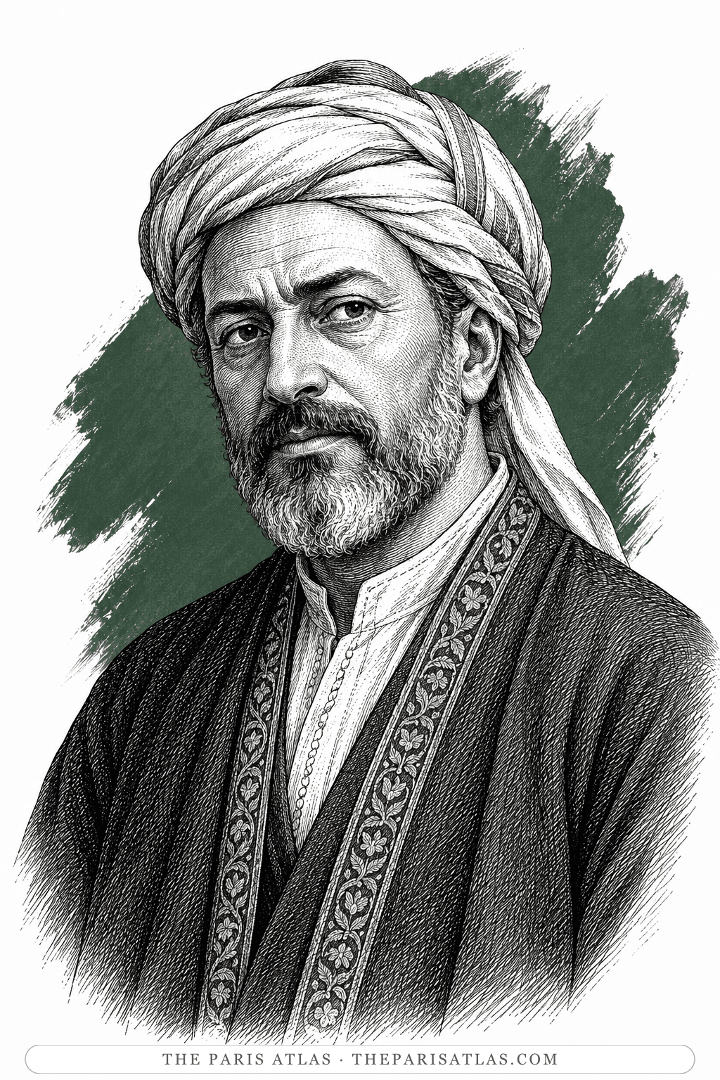 Illustrated portrait of Ibben