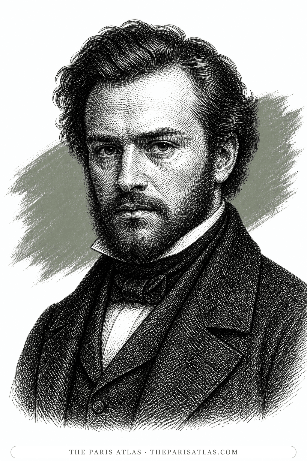 Illustrated portrait of Ignaz Philipp Semmelweis