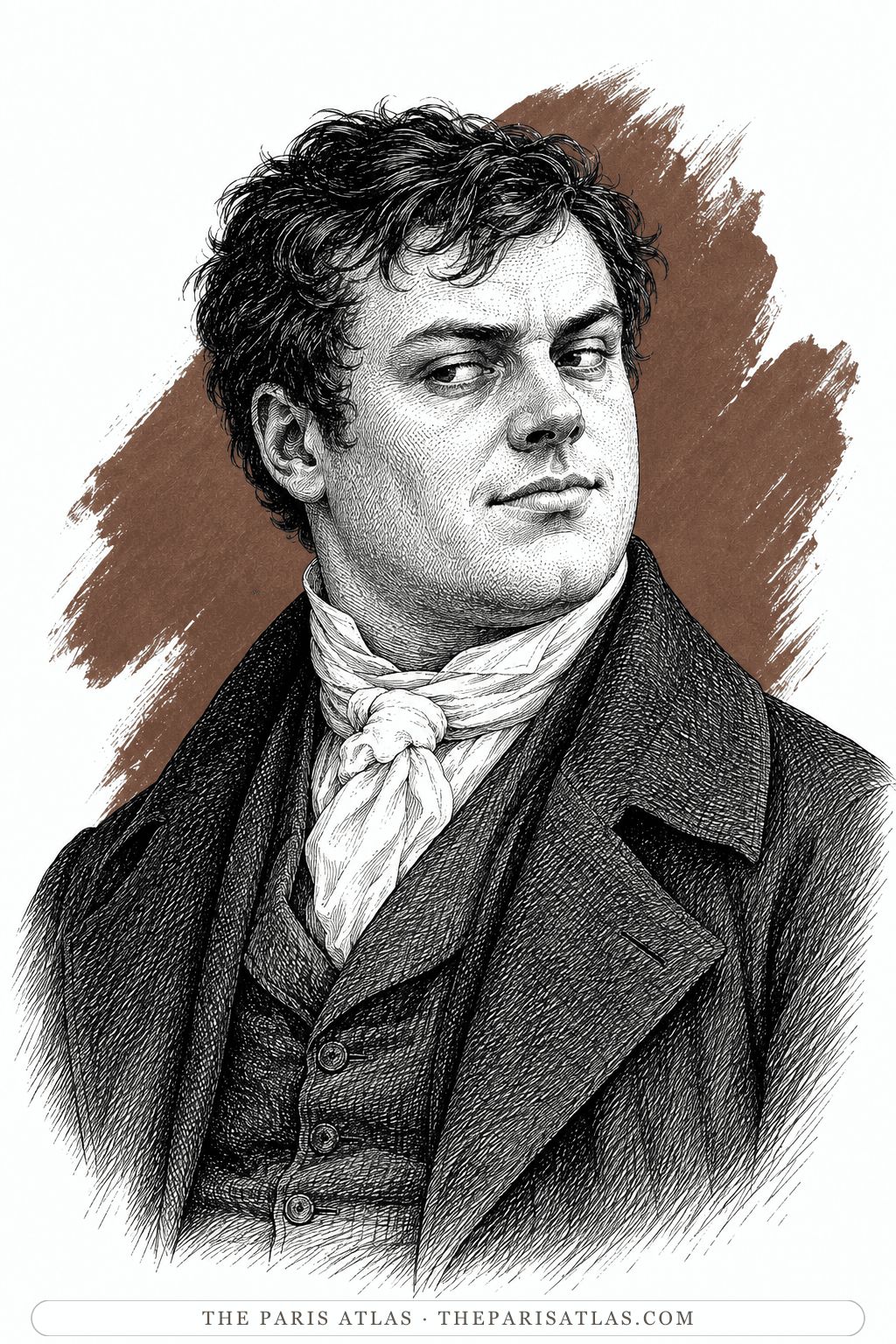 Illustrated portrait of Dunstan Cass