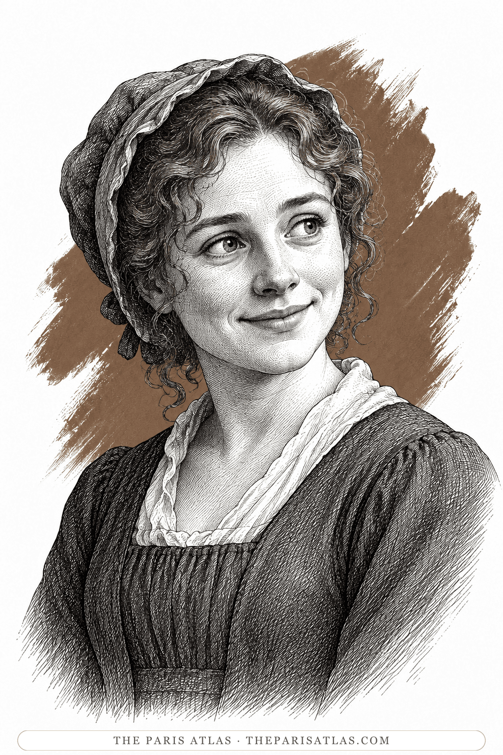 Illustrated portrait of Eppie
