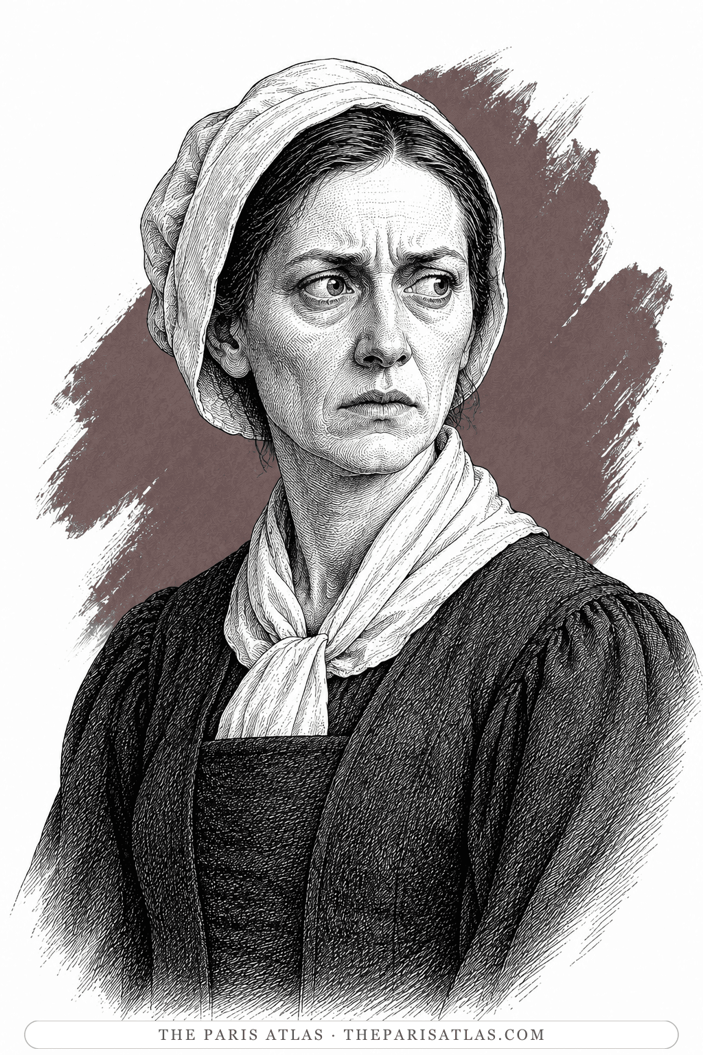 Illustrated portrait of Ann Putnam