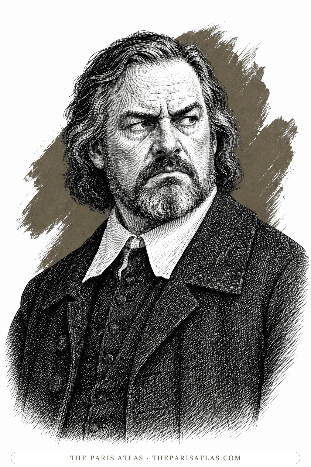 Illustrated portrait of Thomas Putnam