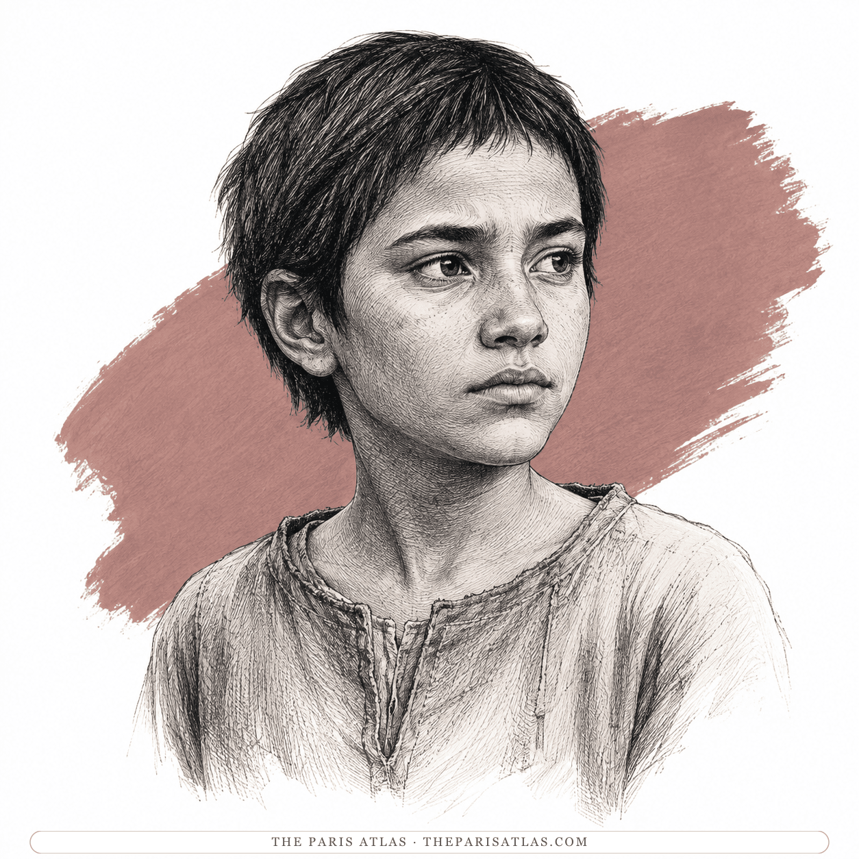 Illustrated portrait of Sadik