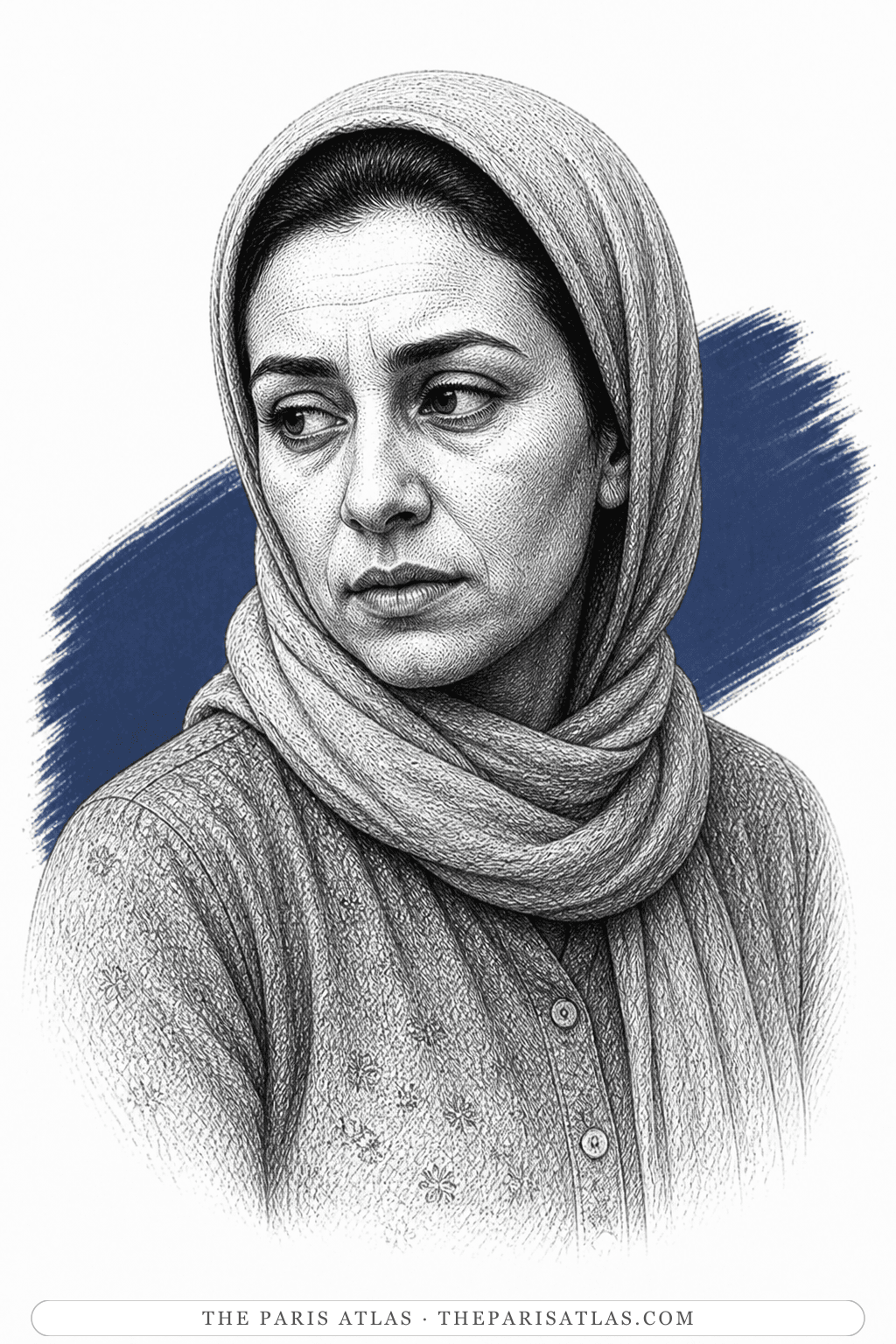 Illustrated portrait of Ines