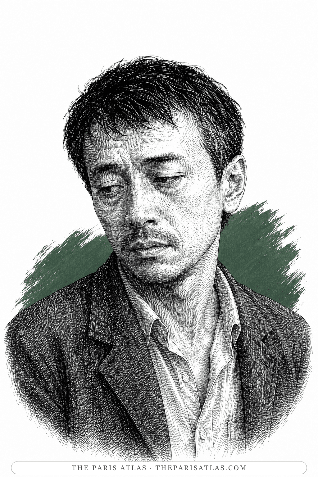 Illustrated portrait of Kiên