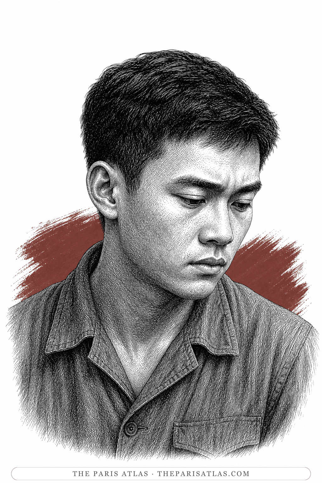 Illustrated portrait of Quảng