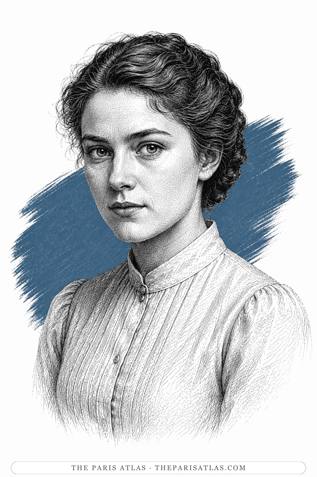 Illustrated portrait of Fräulein Bürstner