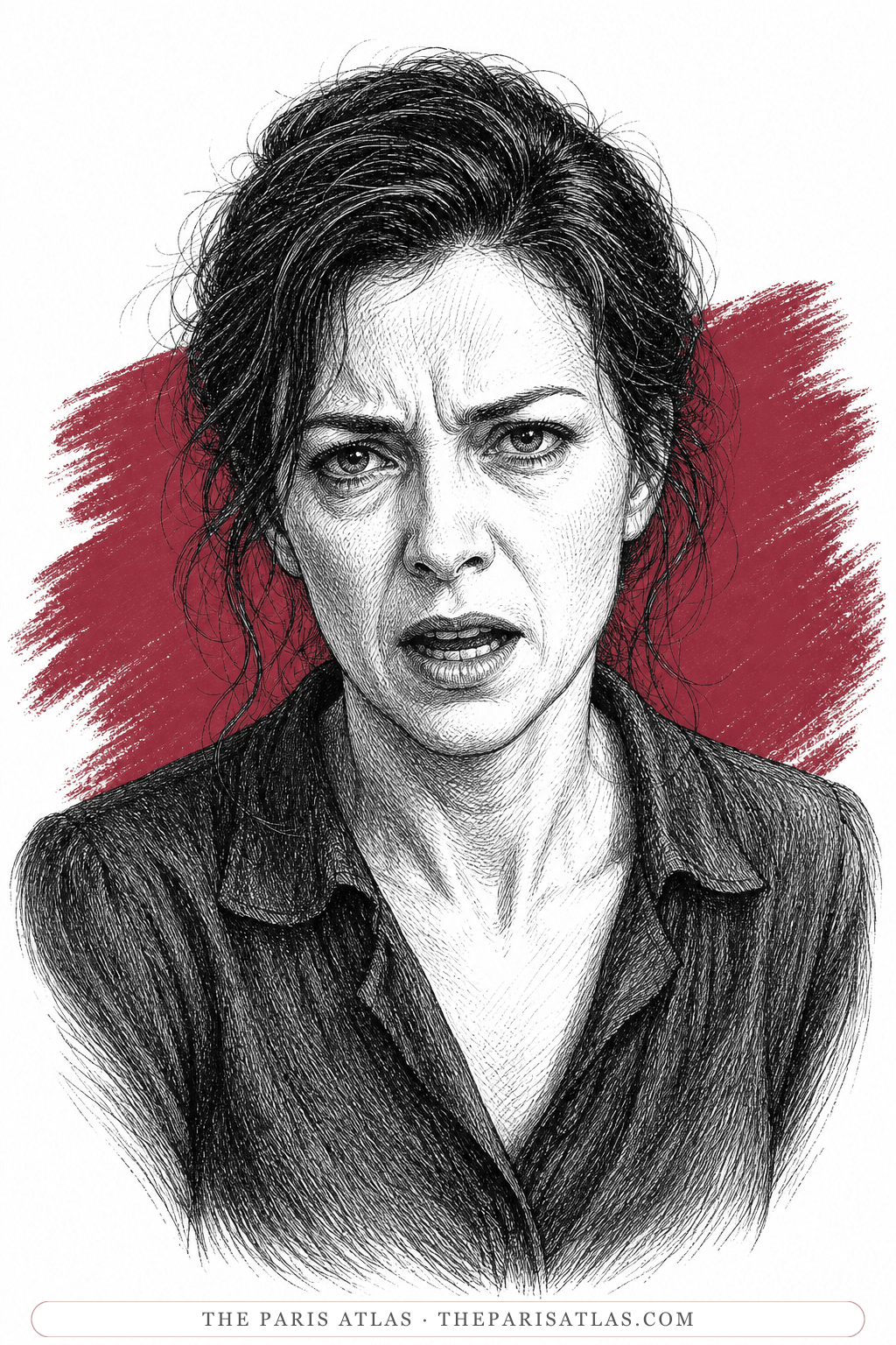 Illustrated portrait of Murielle