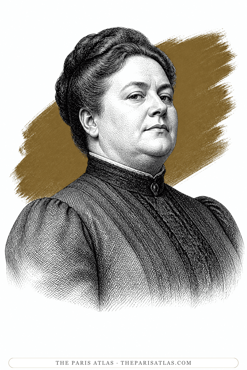Illustrated portrait of Mrs. Haydon