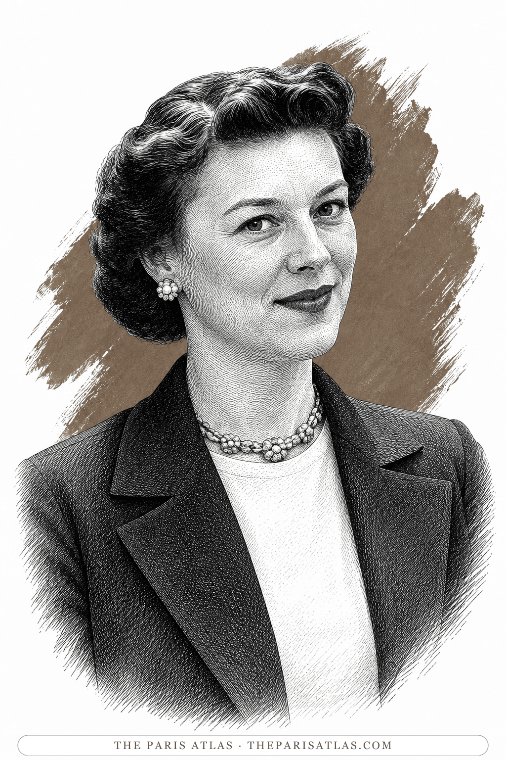 Illustrated portrait of Mary Grace Slattery