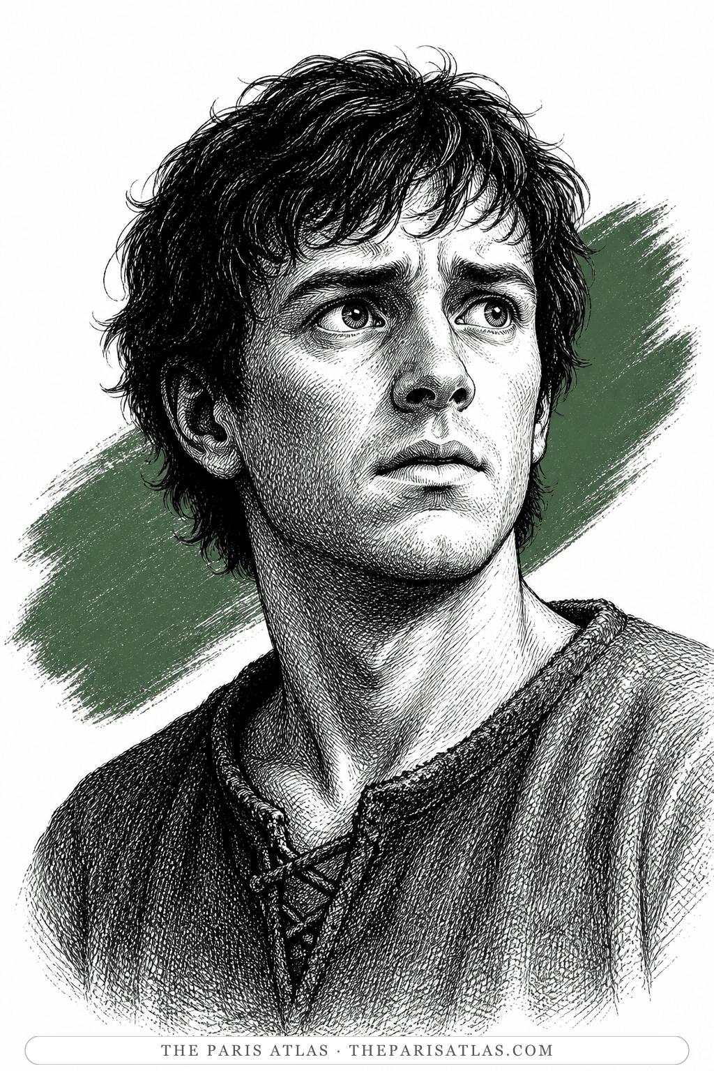 Illustrated portrait of Georges