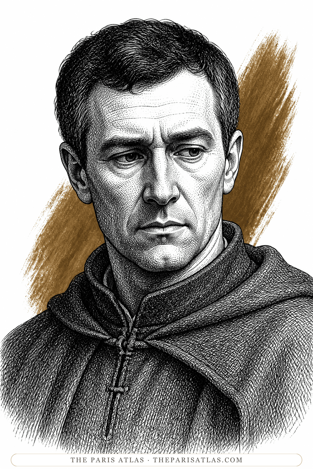 Illustrated portrait of Louis d'Avesnes