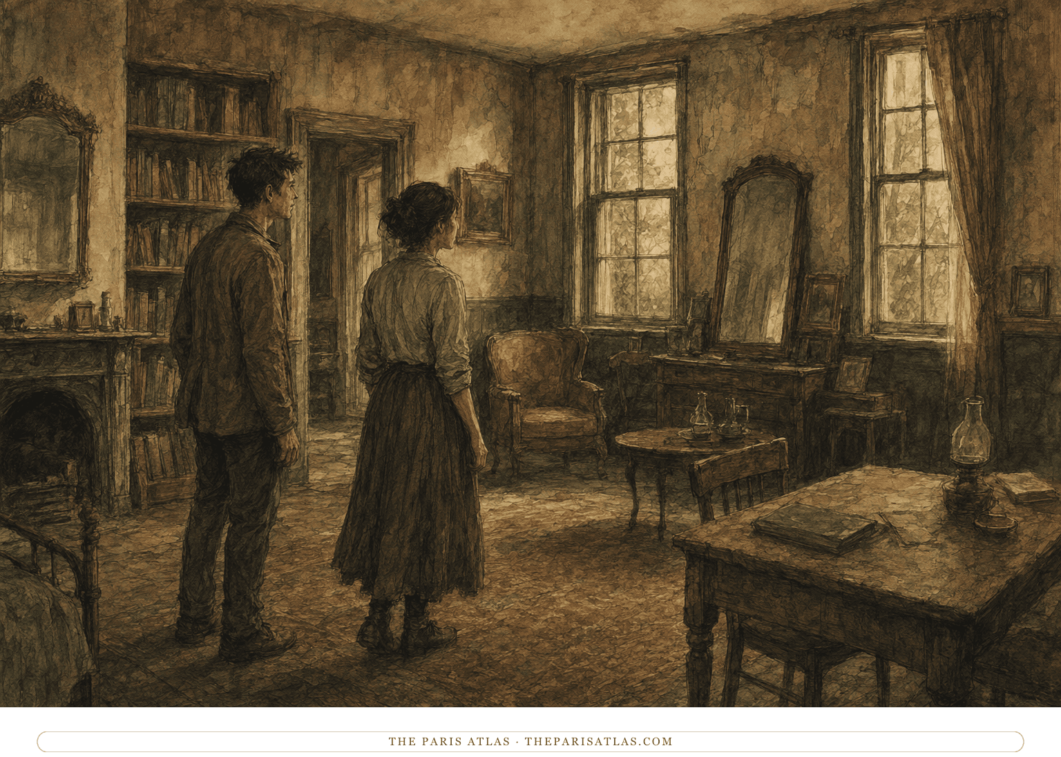 Equality and Liberty discover an abandoned house beyond the forest