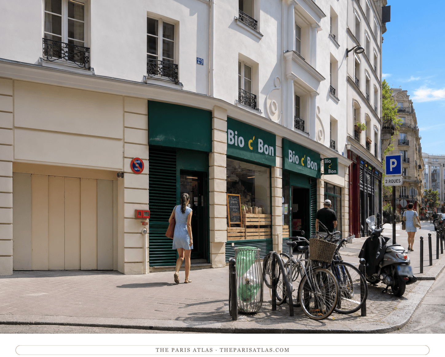 Close present-day street view of the former Chez les Vikings frontage