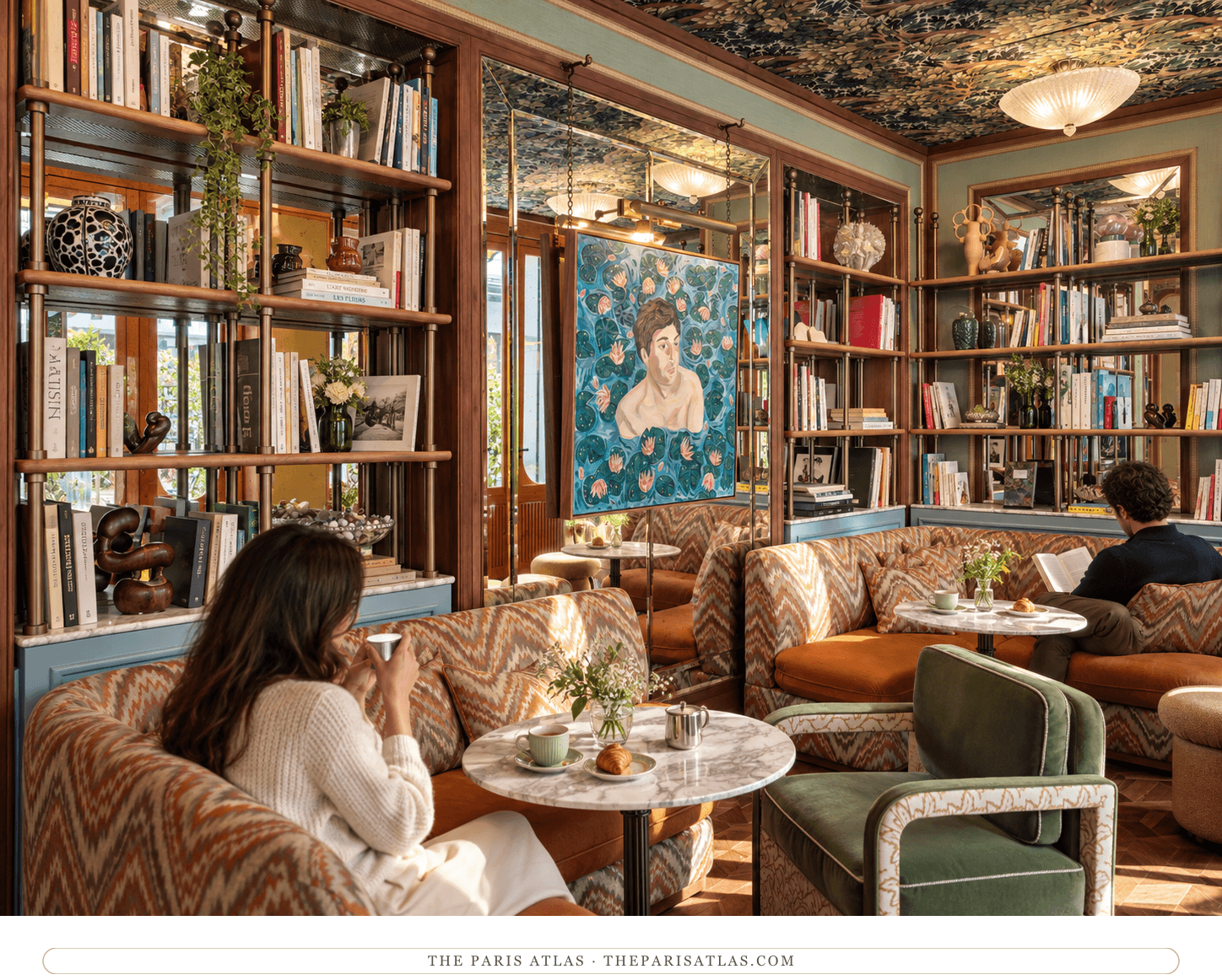 The salon at La Fantaisie. — illustration.