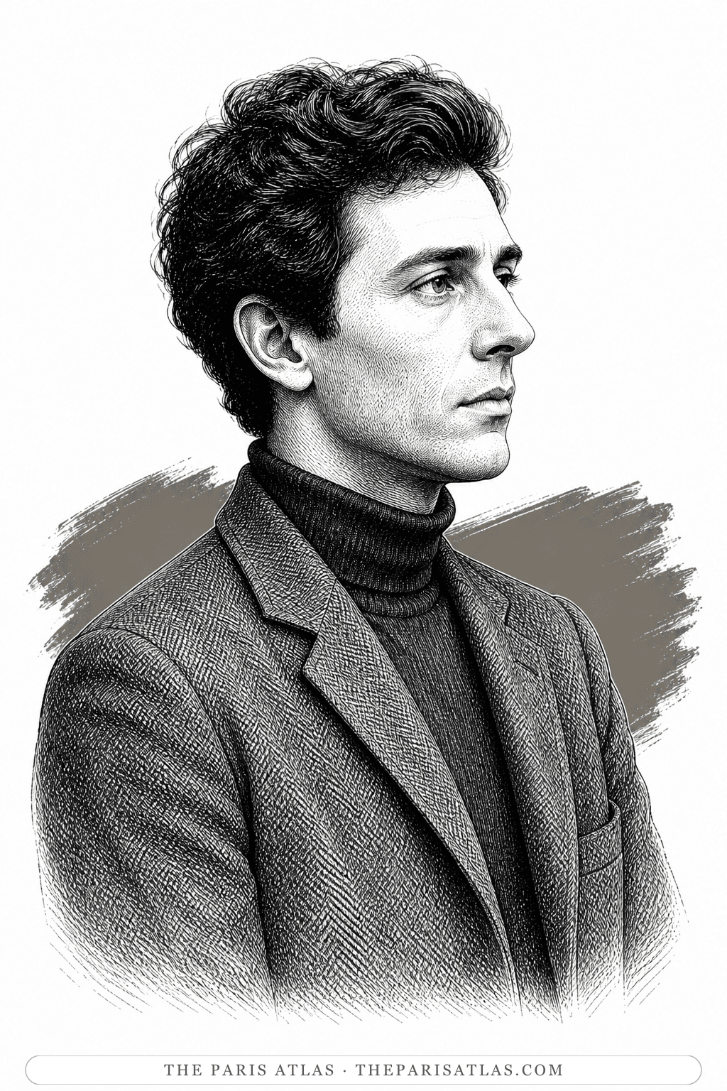 Illustrated portrait of Antony Balch
