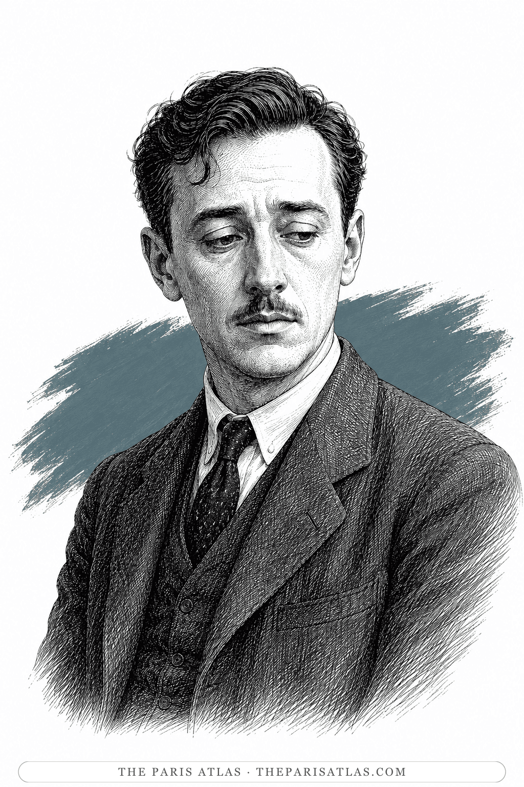 Illustrated portrait of Ed White