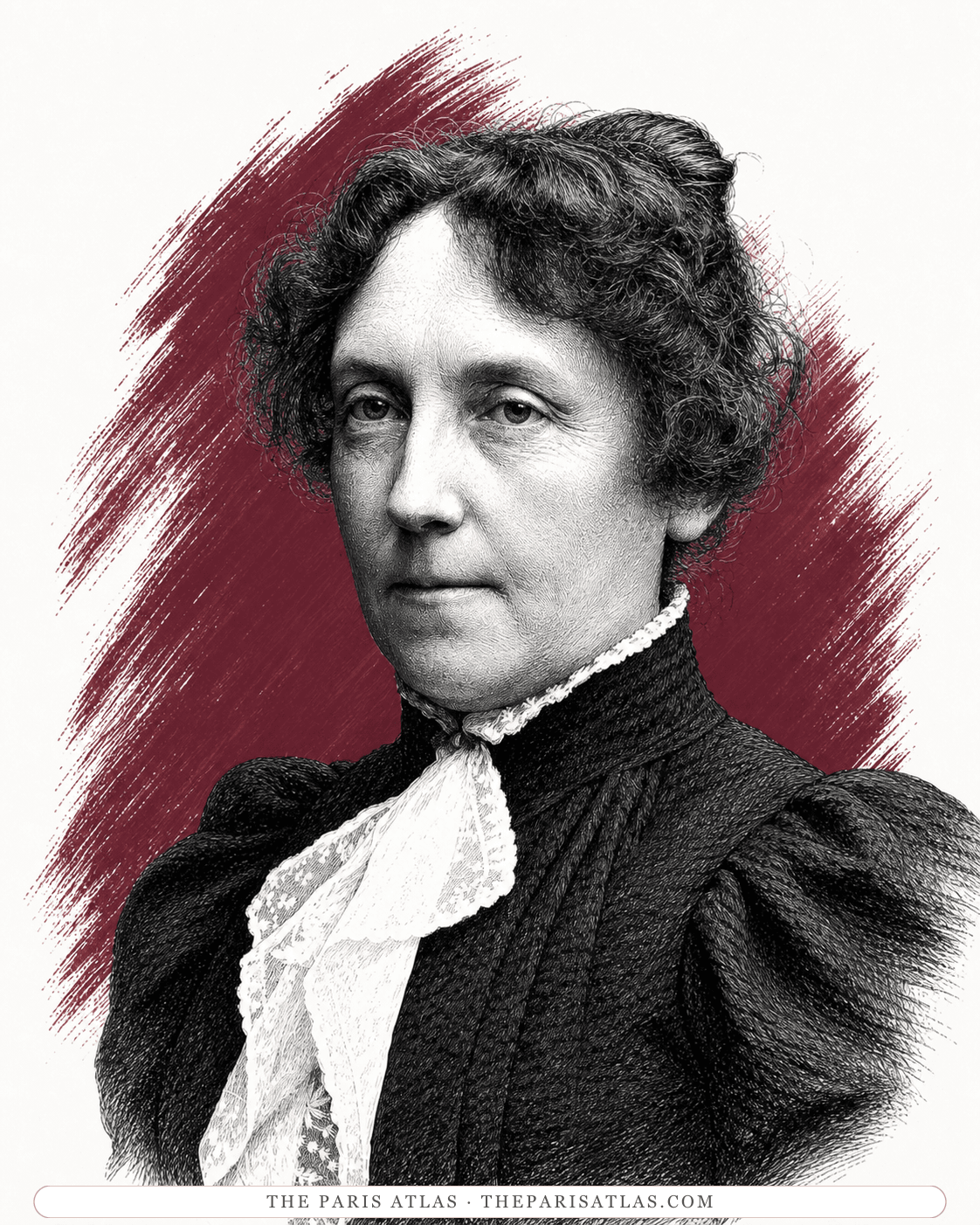 Illustrated portrait of Maria Wiik