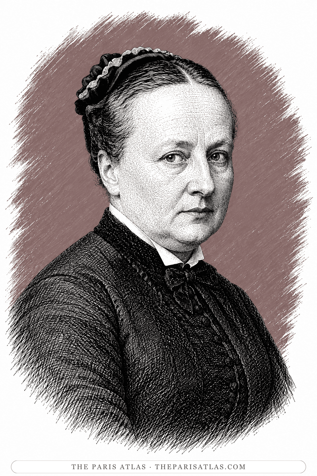 Illustrated portrait of Nathalie Micas