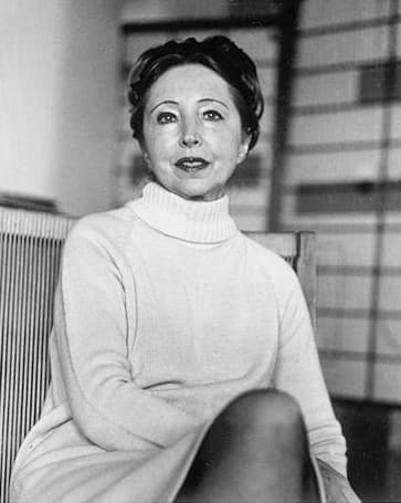 Anaïs Nin photographed by Elsa Dorfman in the 1970s