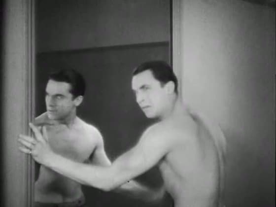 The Poet pressing into the liquid mirror in The Blood of a Poet