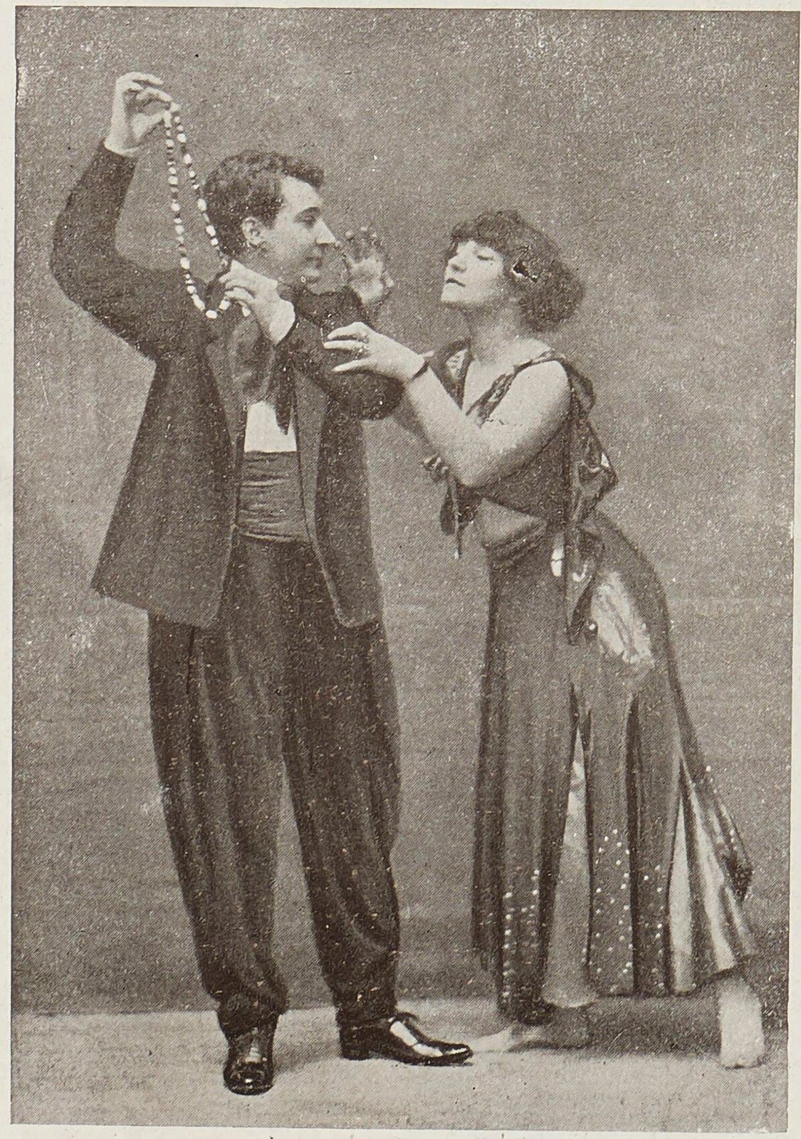 Colette and Mathilde de Morny, known as Missy, posed together in theatrical costume in 1906